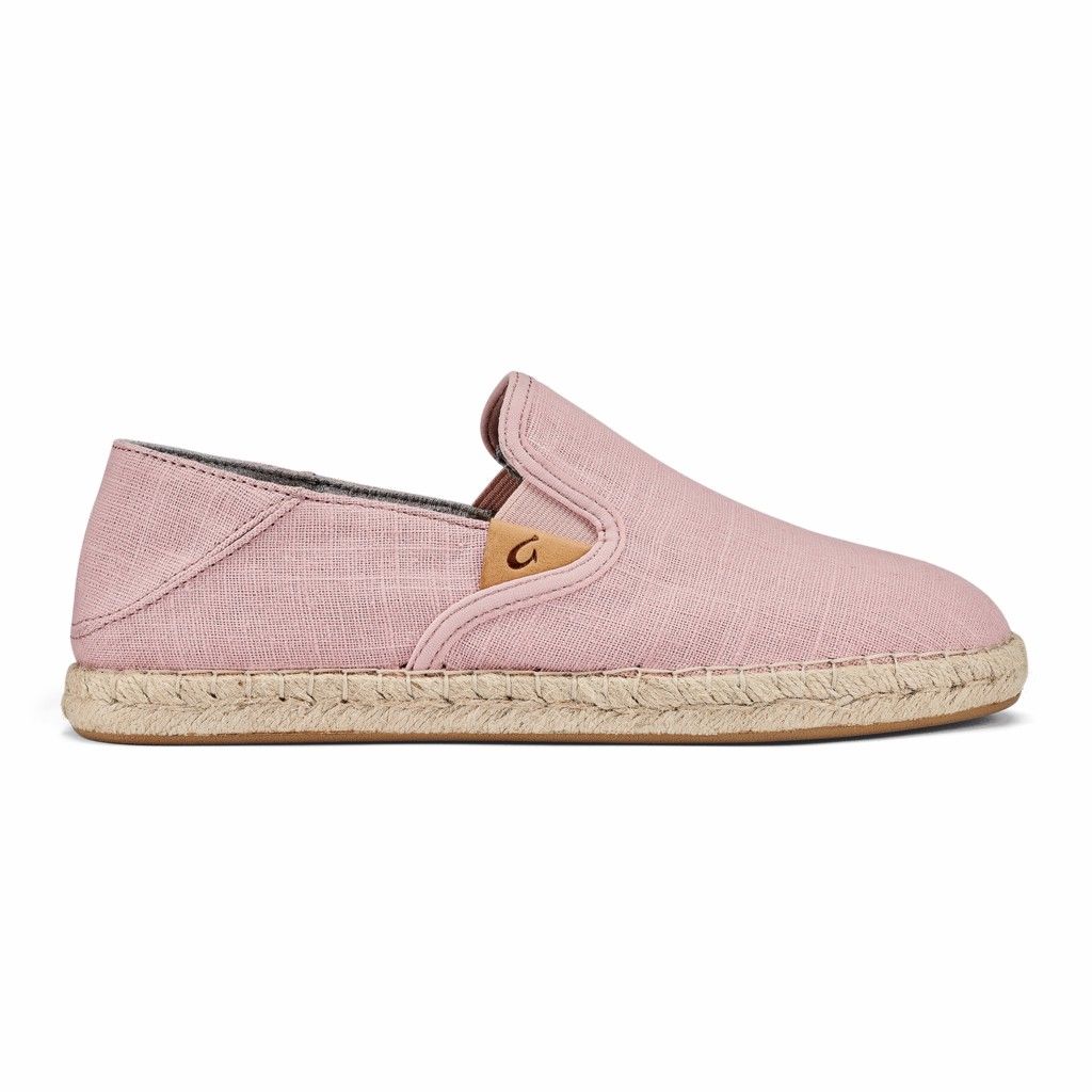 Olukai Women's Kaula Pa A Kapa Slip On Shoe - Rose Sea Salt US137-854